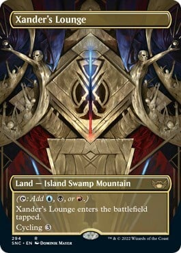 Xander's Lounge Card Front