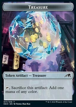 Treasure Token // Samurai Card Front