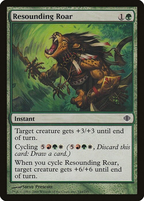 Resounding Roar Card Front