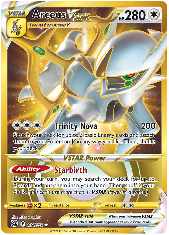 Arceus V ASTRO [Trinity Nova | Starbirth] Astri Lucenti | Pokémon