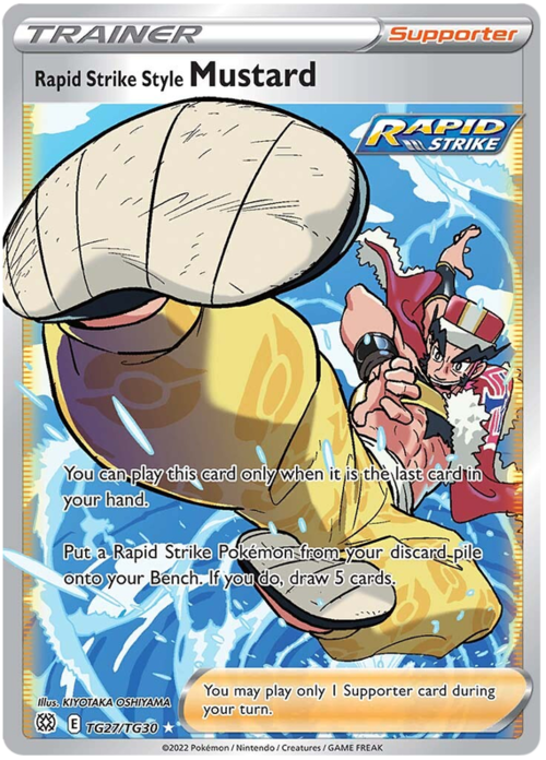 Rapid Strike Style Mustard Card Front