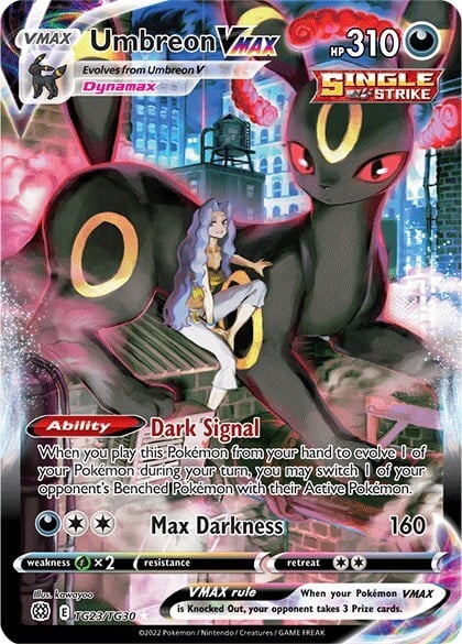 Umbreon VMAX [Segnale Oscuro | Dynatenebre] Card Front