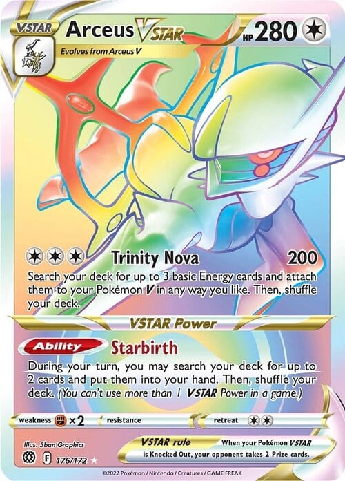 Arceus V ASTRO Card Front