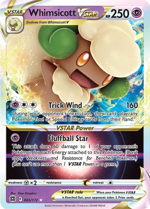 Whimsicott V ASTRO Card Front