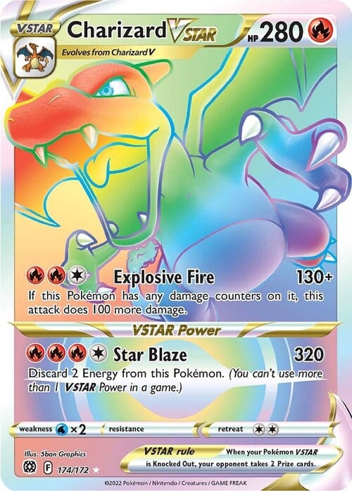Charizard V ASTRO Card Front