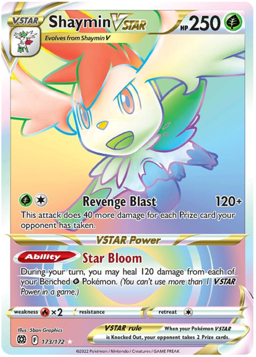 Shaymin VSTAR Card Front