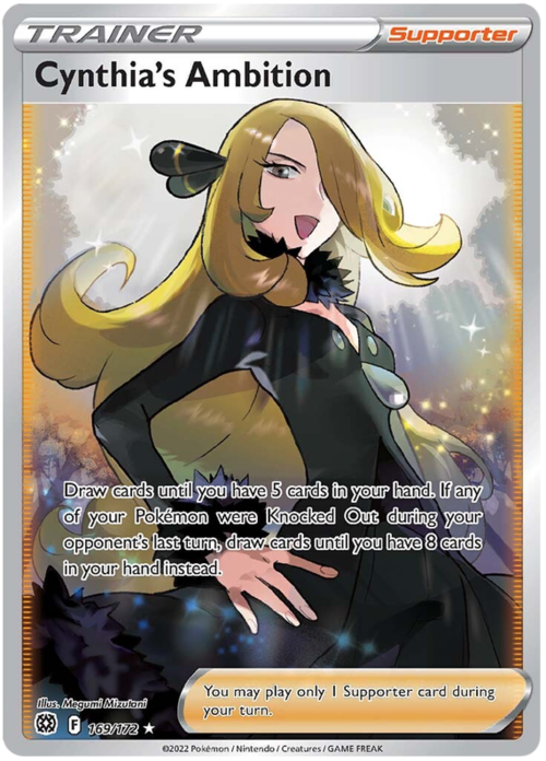 Cynthia's Ambition Card Front