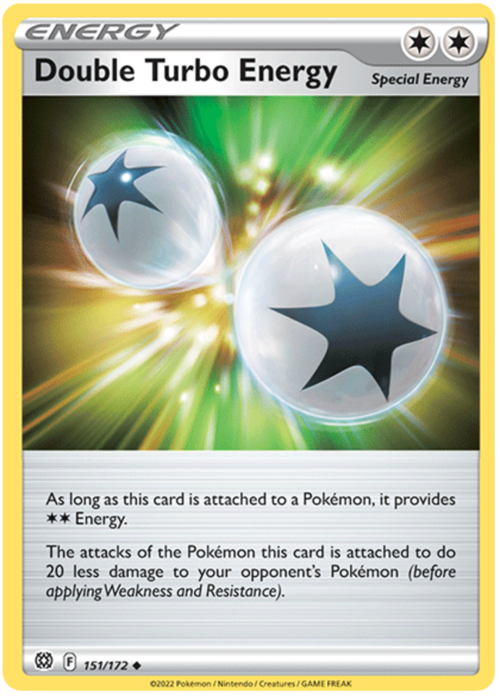 Double Turbo Energy Card Front