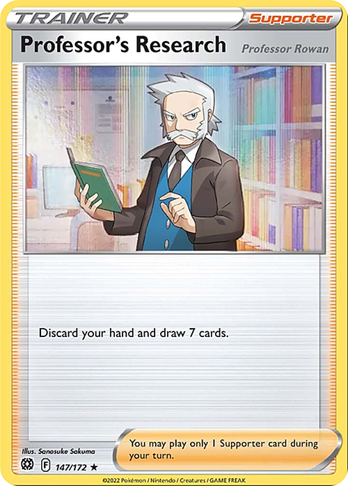 Professor's Research - Professor Rowan Card Front