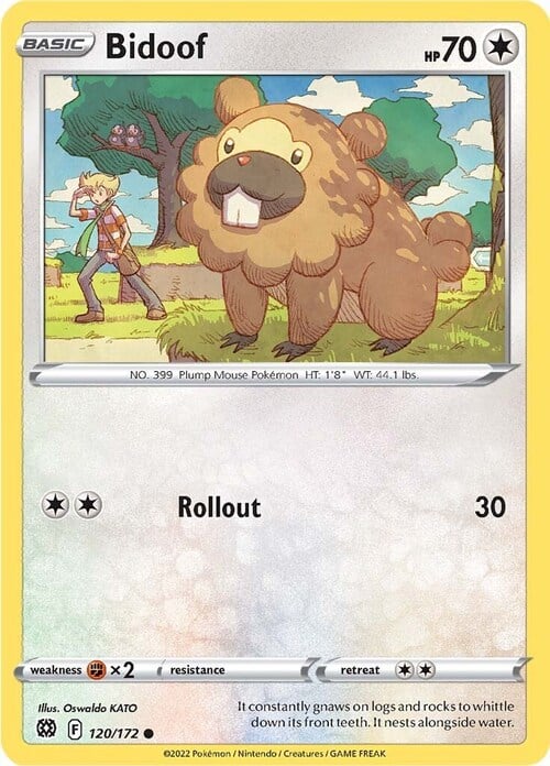 Bidoof Card Front