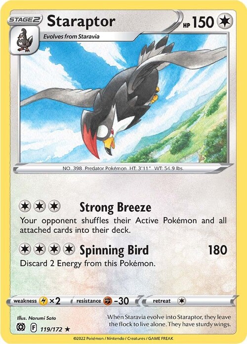 Staraptor Card Front