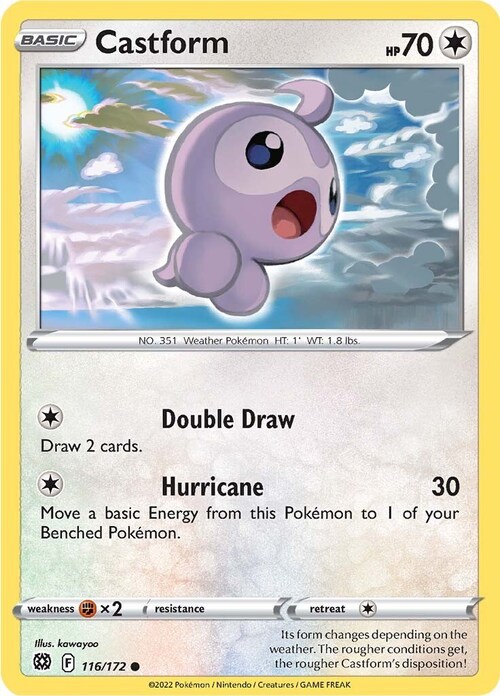 Castform Card Front