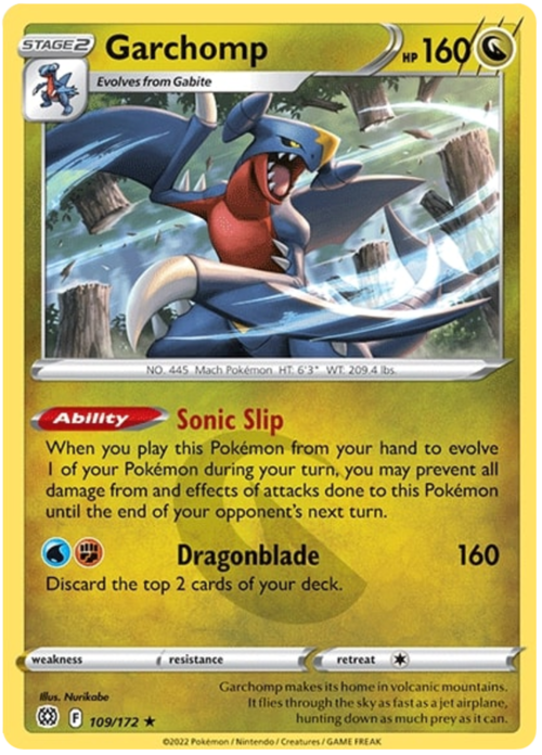 Garchomp [Sonic Slip | Dragonblade] Card Front