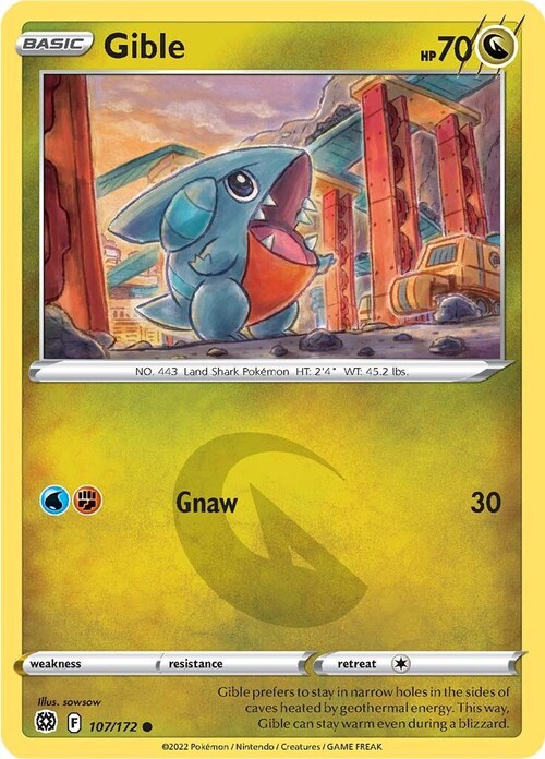 Gible Card Front