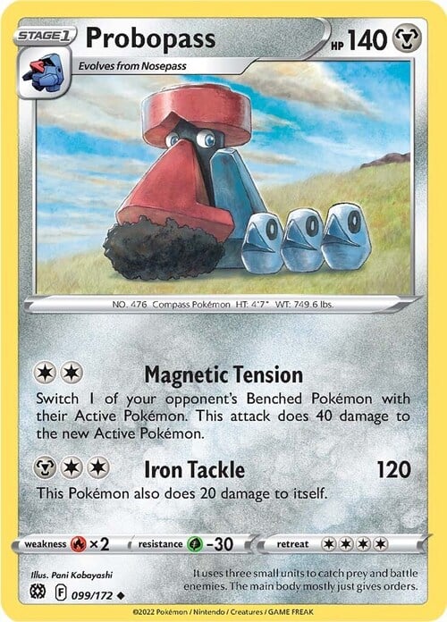 Probopass [Magnetic Tension | Iron Tackle] Card Front