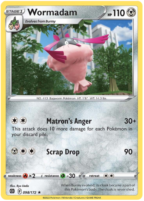 Wormadam [Matron's Anger| Scrap Drop] Card Front