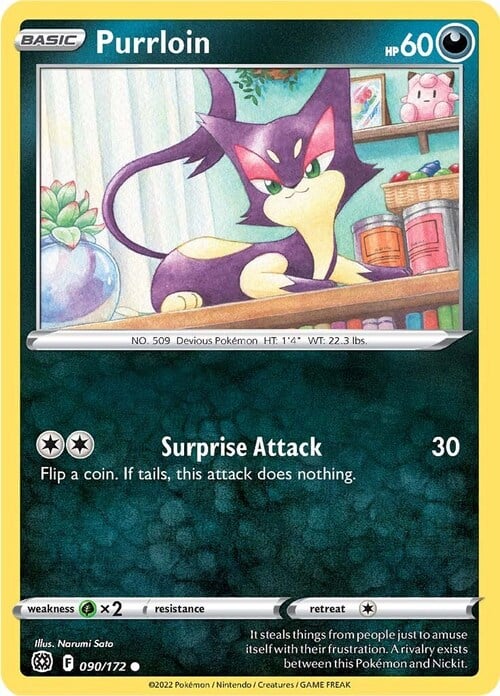 Purrloin [Surprise Attack] Card Front