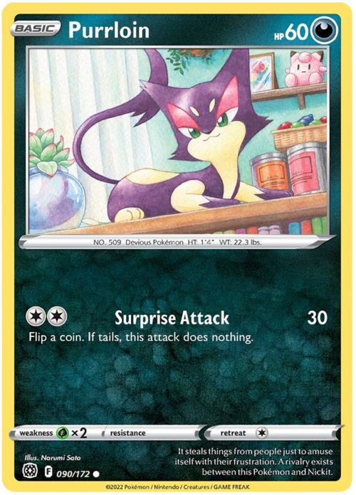 Purrloin Card Front