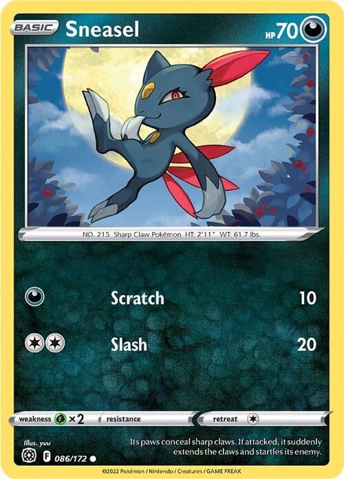 Sneasel Card Front