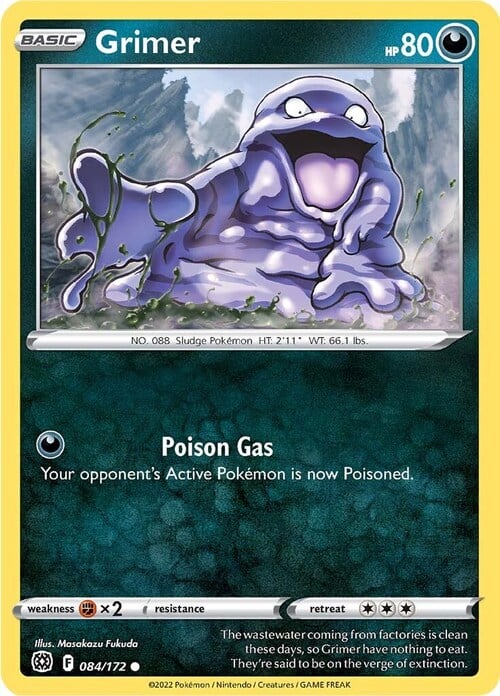 Grimer [Poison Gas] Card Front