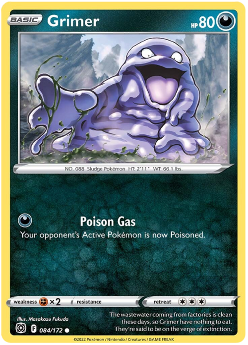 Grimer [Poison Gas] Card Front