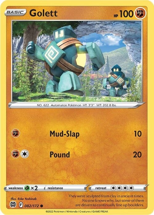 Golett [Mud-Slap | Pound] Card Front