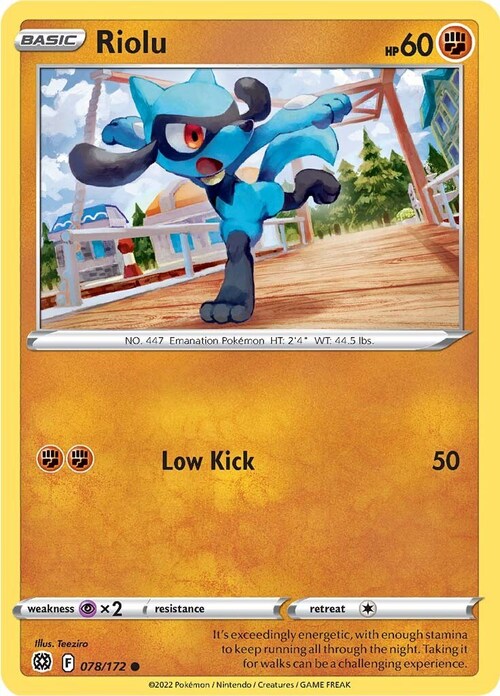Riolu [Low Kick] Card Front