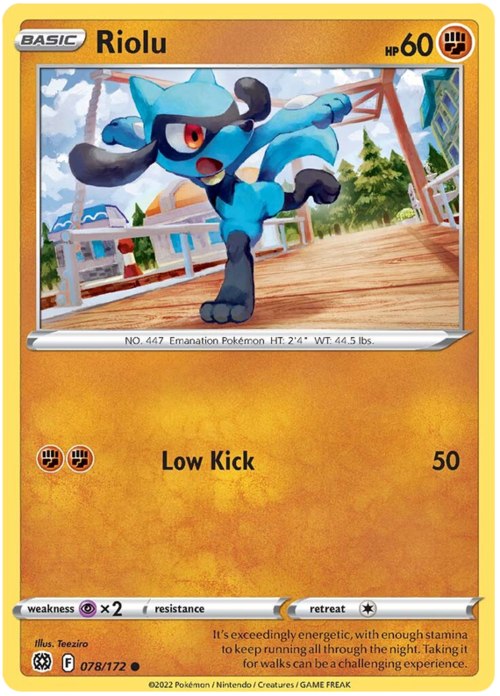 Riolu Card Front