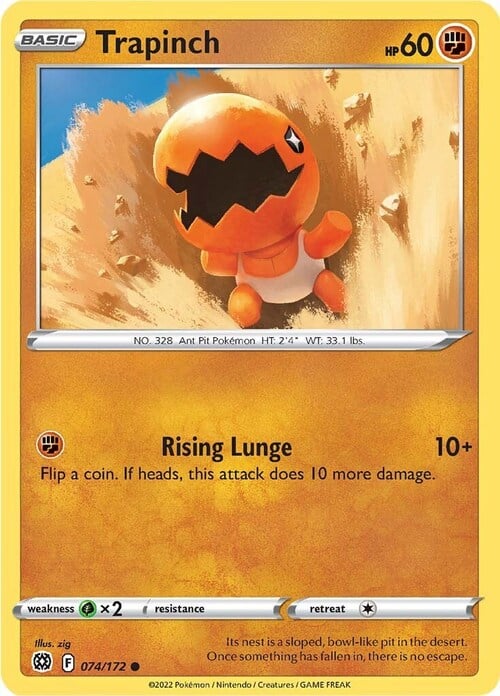 Trapinch [Rising Lunge] Card Front