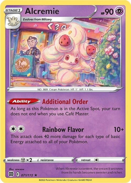 Alcremie Card Front