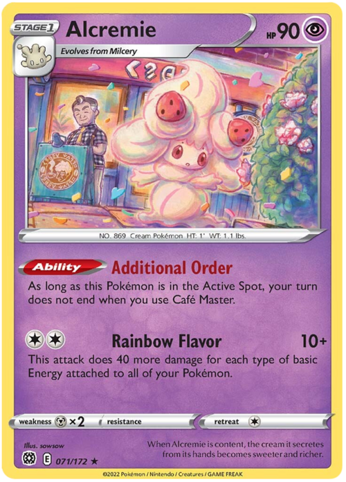 Alcremie Card Front