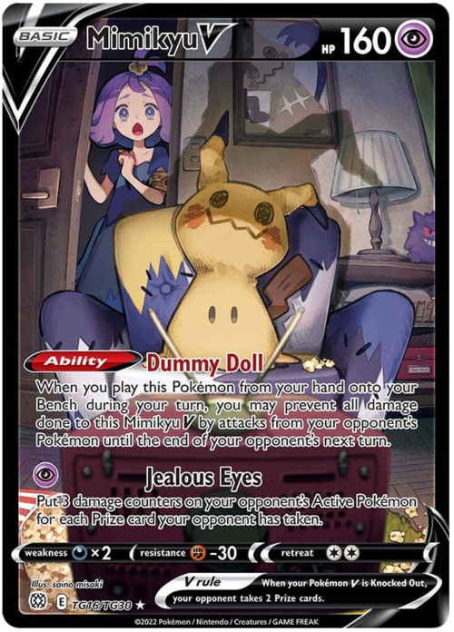 Mimikyu V Card Front