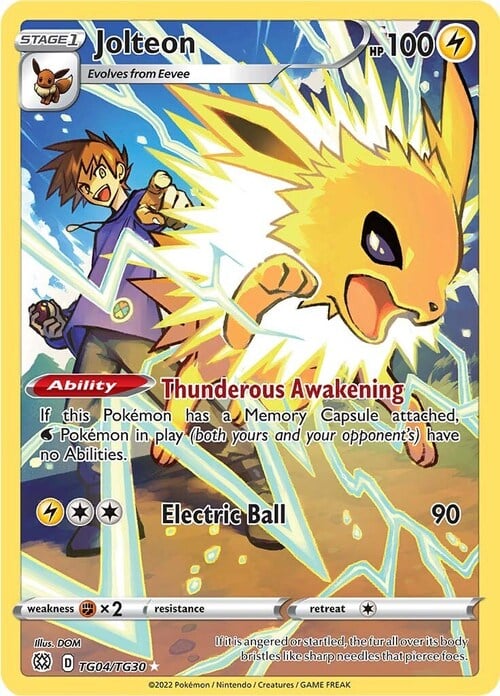 Jolteon [Thunderous Awakening | Electric Ball] Card Front