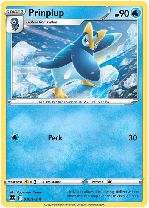 Prinplup Card Front