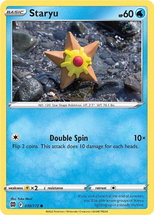 Staryu [Double Spin] Card Front