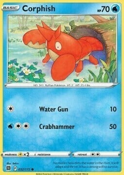 Corphish [Water Gun | Crabhammer] Card Front