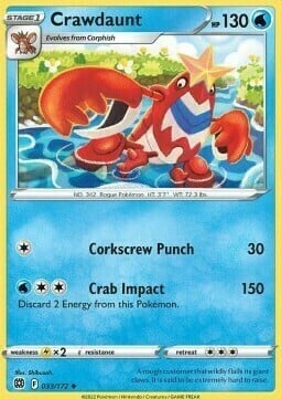 Crawdaunt [Corkscrew Punch | Crab Impact] Card Front