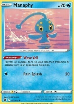 Manaphy [Wave Veil | Rain Splash] Card Front