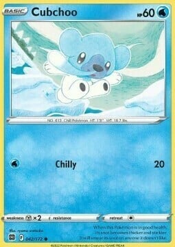 Cubchoo [Chilly] Card Front