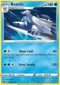 Beartic [Sheer Cold | Frost Smash] Card Front