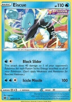 Eiscue [Block Slider | Icicle Missile] Card Front