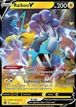 Raikou V [Fleet-Footed | Lightning Rondo] Card Front