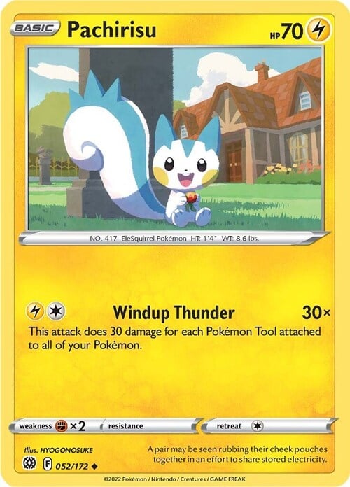 Pachirisu [Windup Thunder] Card Front