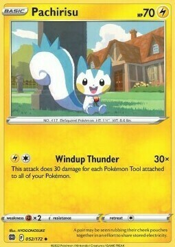Pachirisu [Windup Thunder] Card Front