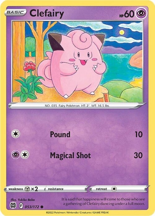Clefairy Card Front