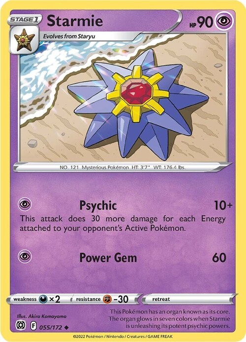 Starmie [Psychic | Power Gem] Card Front