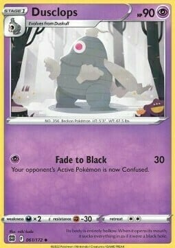 Dusclops [Fade to Black] Card Front