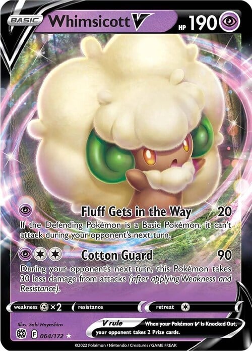 Whimsicott V Card Front