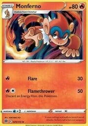 Monferno [Flame | Flamethrower]