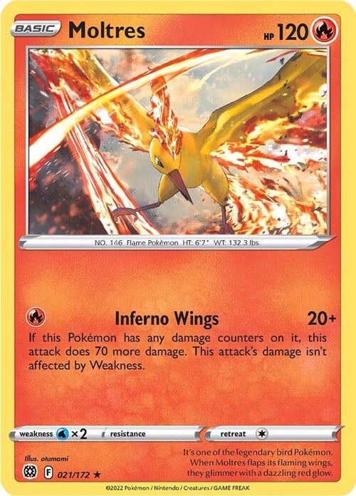 Moltres [Inferno Wings] Card Front